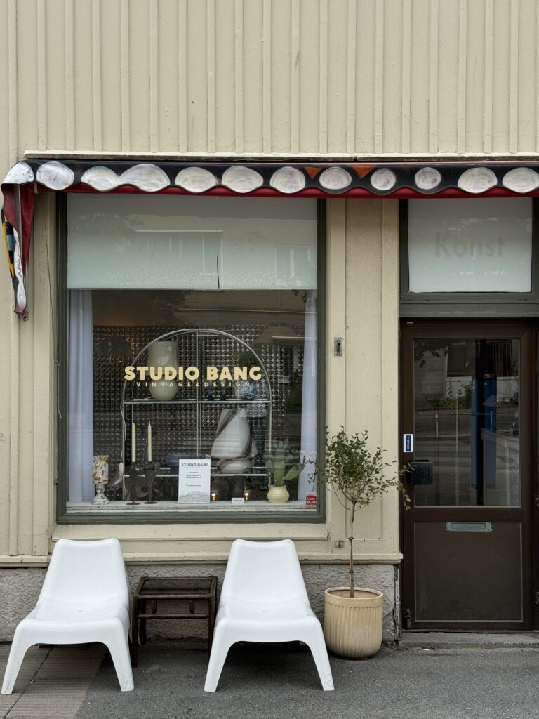 Studio Bang a vintage store in Majorna Gothenburg Sweden