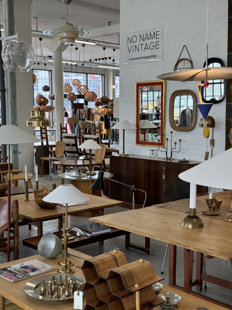 Vintage Scandinavian Interior Design shop in Gothenburg Sweden.