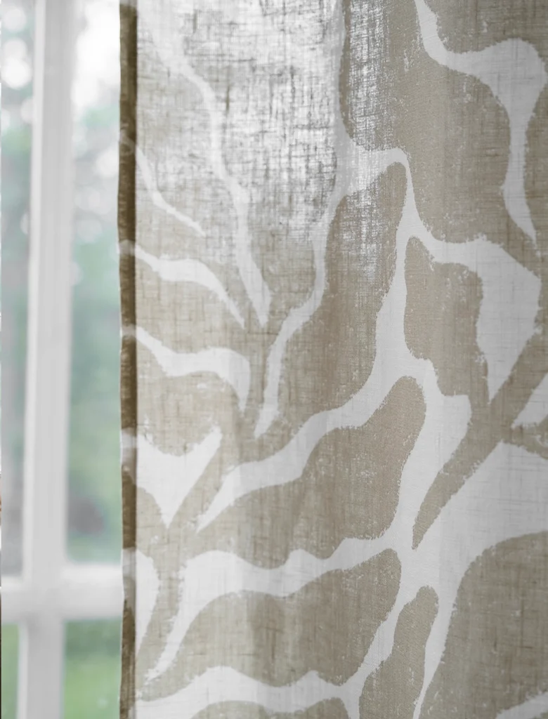 Linnéa Andersson x Fine Little Day linen curtain in sand